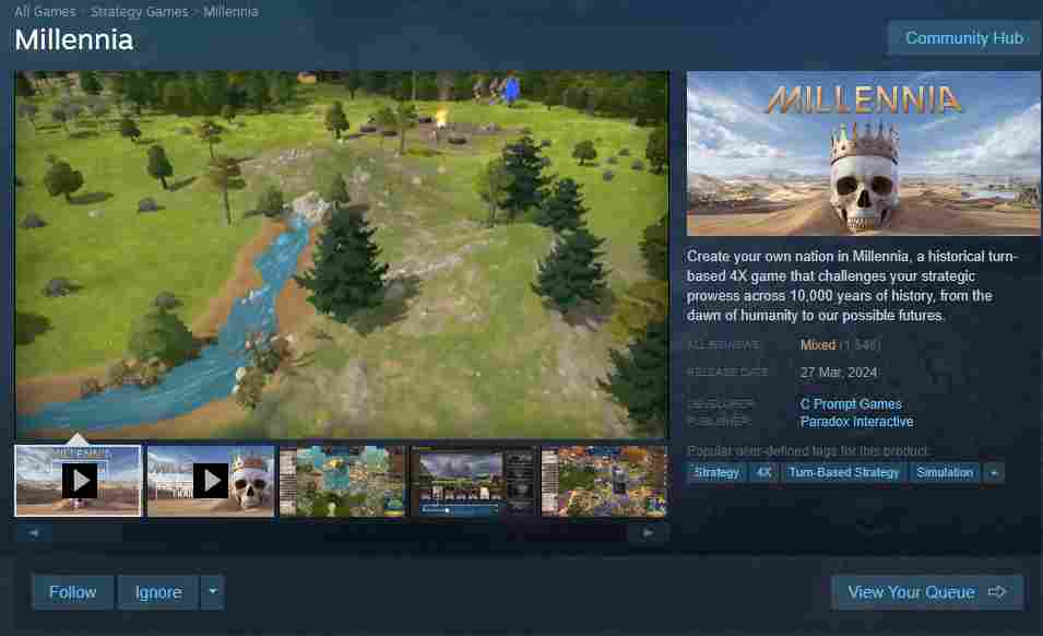 《Millennia》评测：仍需要细细打磨的宝钻原石