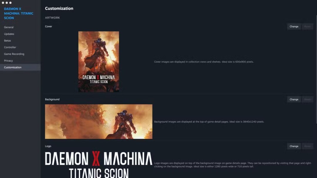 Steam客户端更新：游戏封面自定义功能正式上线截图