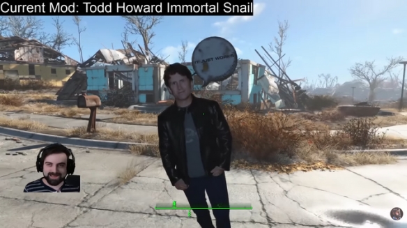 最恶趣味《辐射4》Mod将B社总监陶德变成