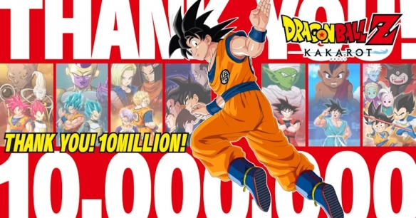 动漫游戏神作《七龙珠Z：卡卡罗特》销量破千万！