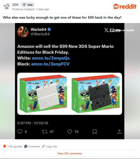 DS/3DS涨价玩家集体懊悔：当年爱答不理，现在高攀不起