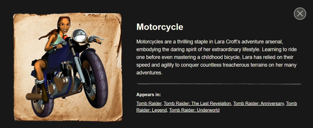 《古墓丽影:催化剂》劳拉设定公开 摩托车或将回归!