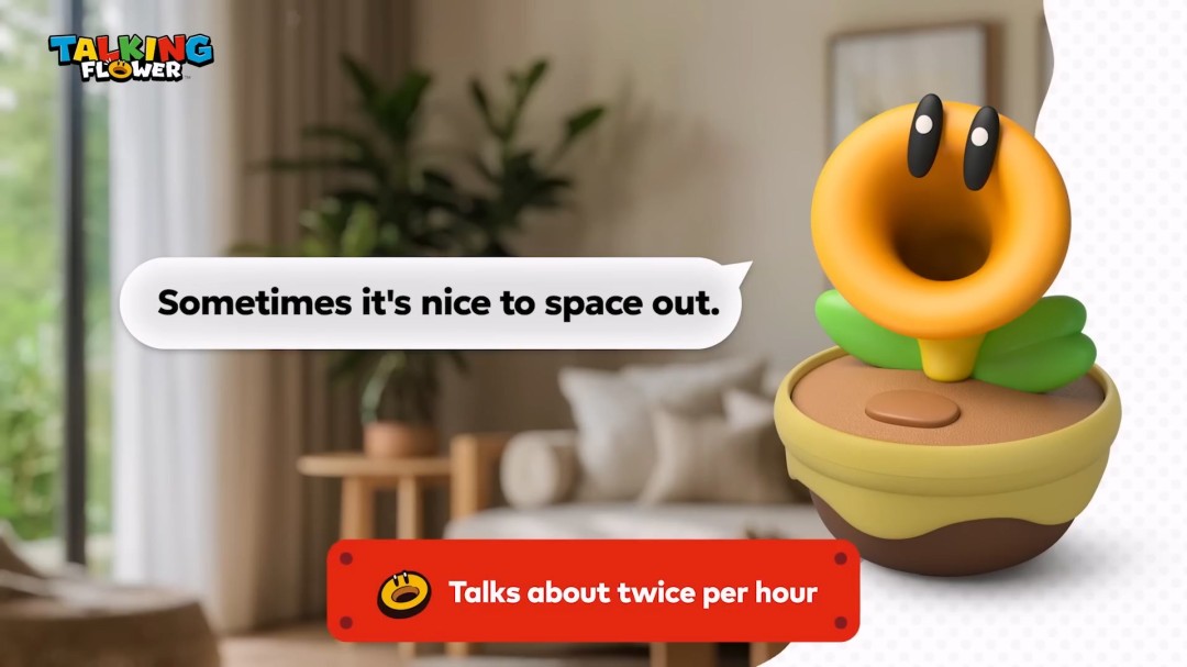 任天堂官方授权会说话的花开启预购 售价35美元