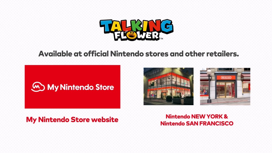 任天堂官方授权会说话的花开启预购 售价35美元