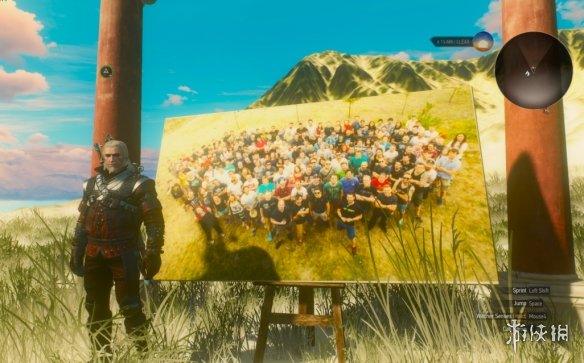 《巫师3》DLC隐藏彩蛋好有趣：竟是一张开发团队合影