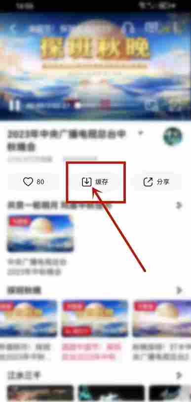央视频怎么下载视频到本地？央视频下载视频到本地的步骤截图