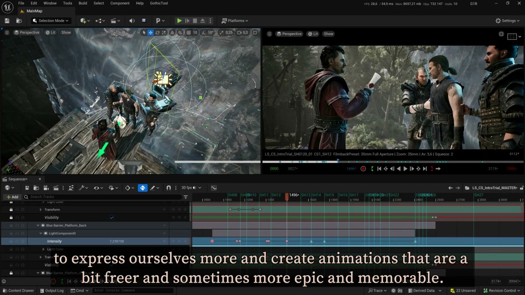 《哥特王朝:重制版》幕后开发视频 展示模型改进