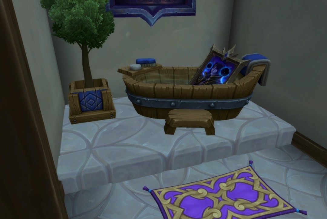 《魔兽世界》玩家自建萨拉塔斯圣殿 供奉她的玉足