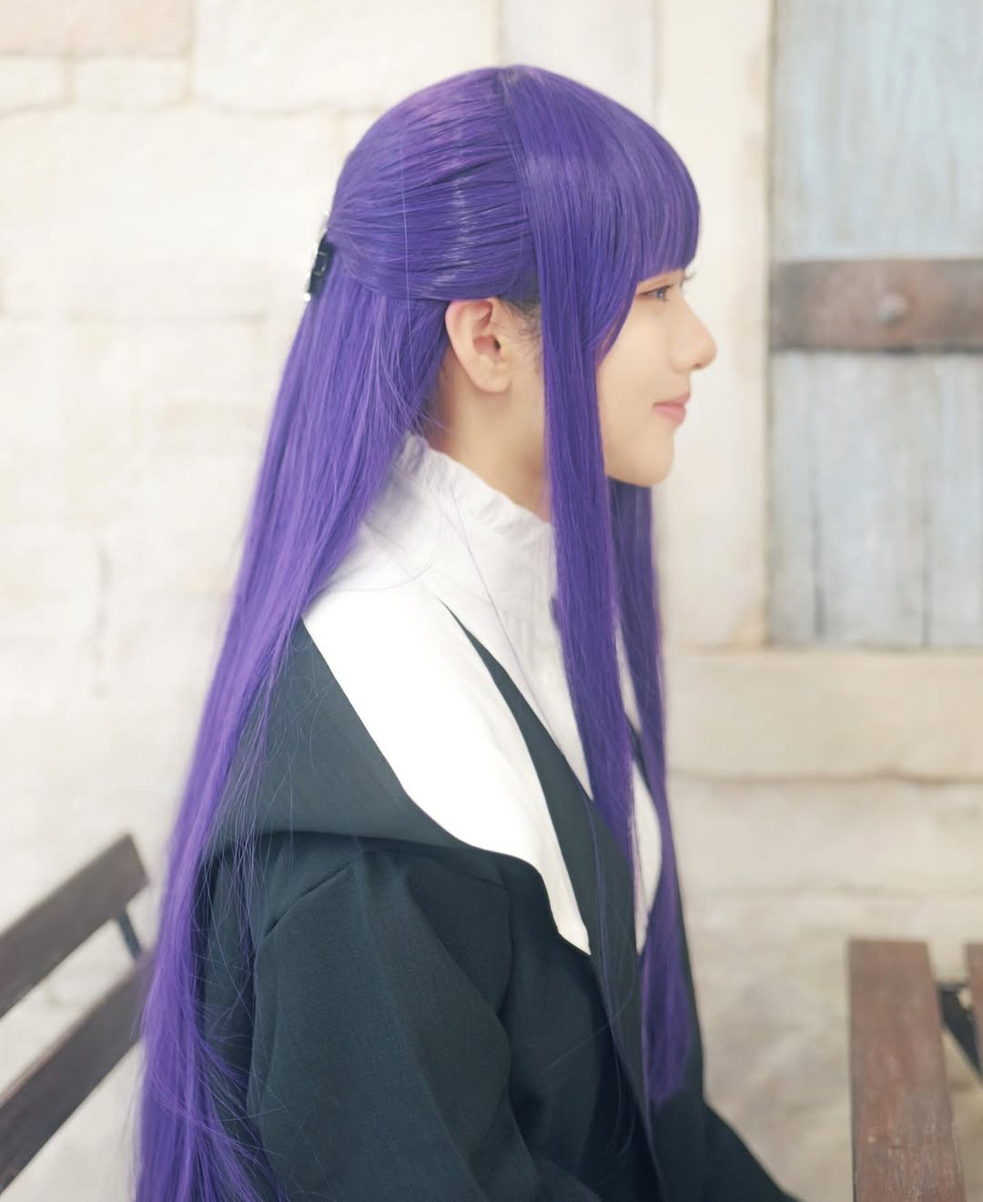 可爱圆脸！日本围棋二段美女选手cos《葬送的芙莉莲》菲伦