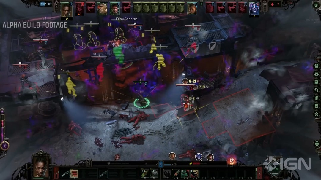 《战锤40K：黑暗异端》Alpha版实机宣传片公开