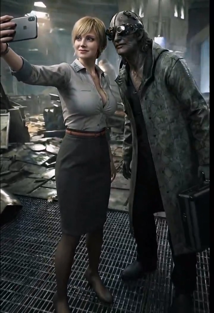 《生化危机9》AI视频：性感雪莉找每一个人合影