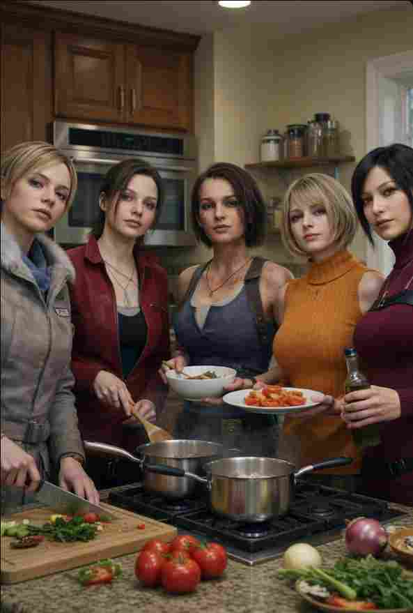 《生化危机9》AI视频：性感雪莉找每一个人合影