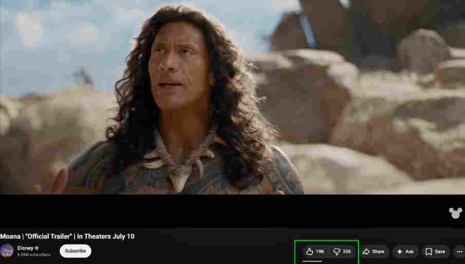 《海洋奇缘》真人版正式预告差评如潮 网友：这是恶搞吗？