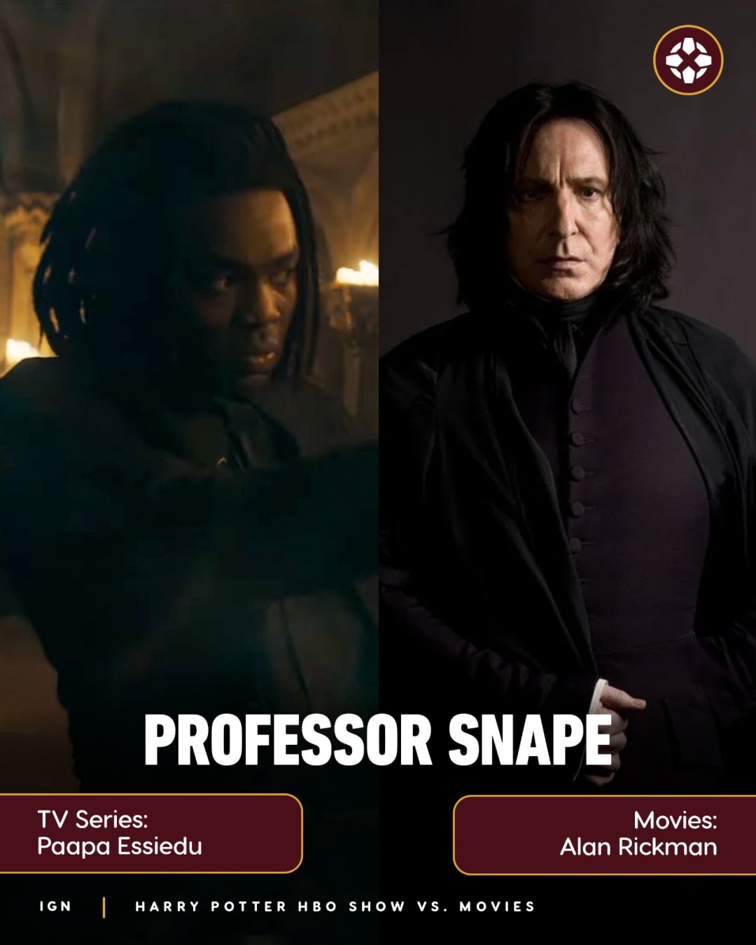 IGN发布《哈利波特》剧版与电影版角色对比 粉丝称电影版完胜